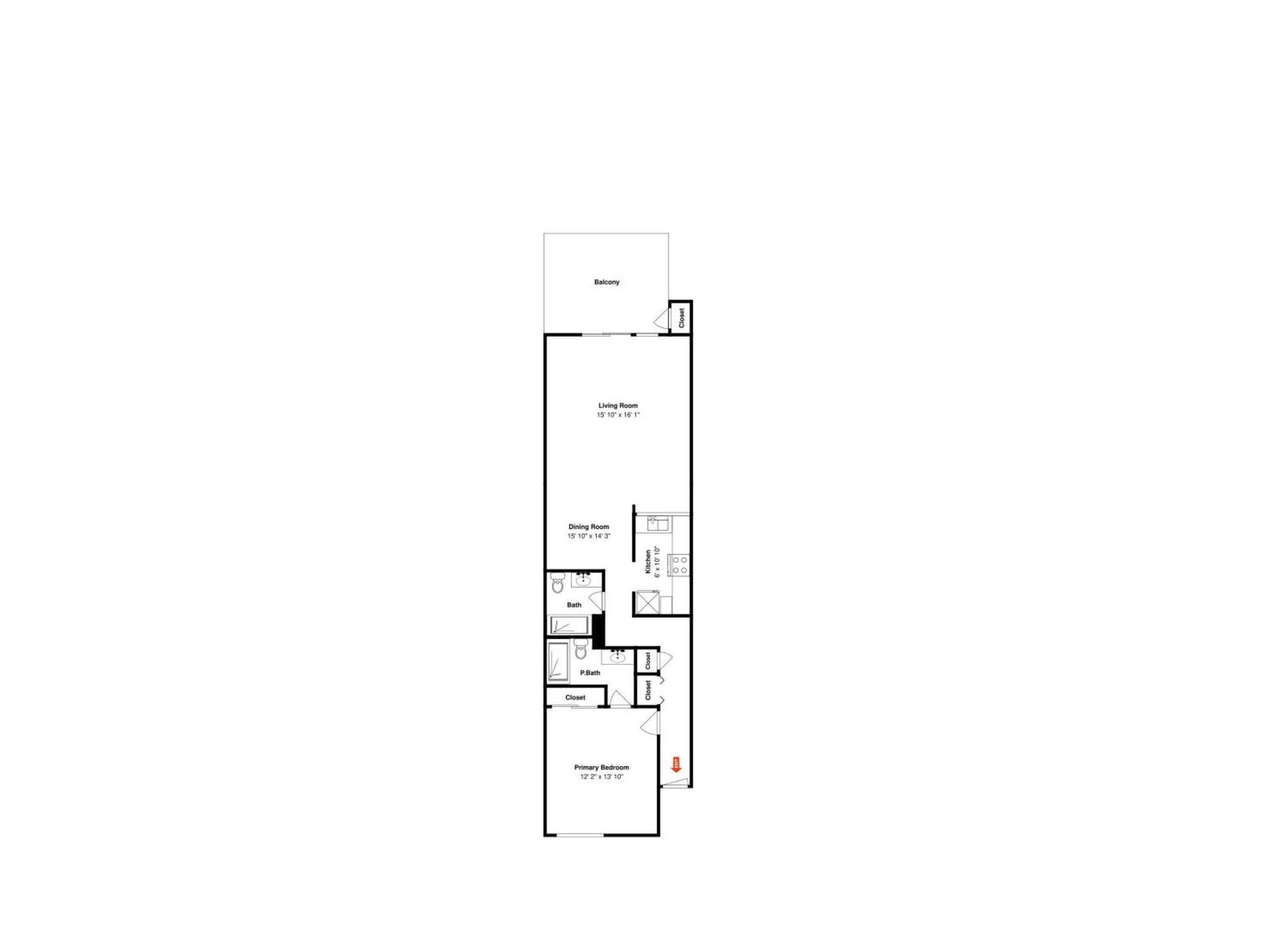 Apartment Mariner East #602